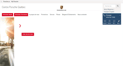Desktop Screenshot of porschequebec.com