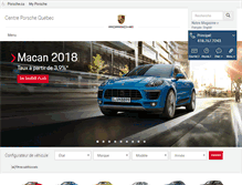 Tablet Screenshot of porschequebec.com